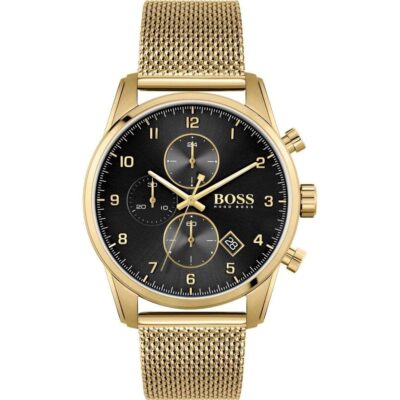 Hugo Boss Watch Chronograph Skymaster Gold - HB1513838